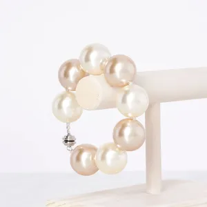 Ivory/Champagne Cooling Pearl Bracelet