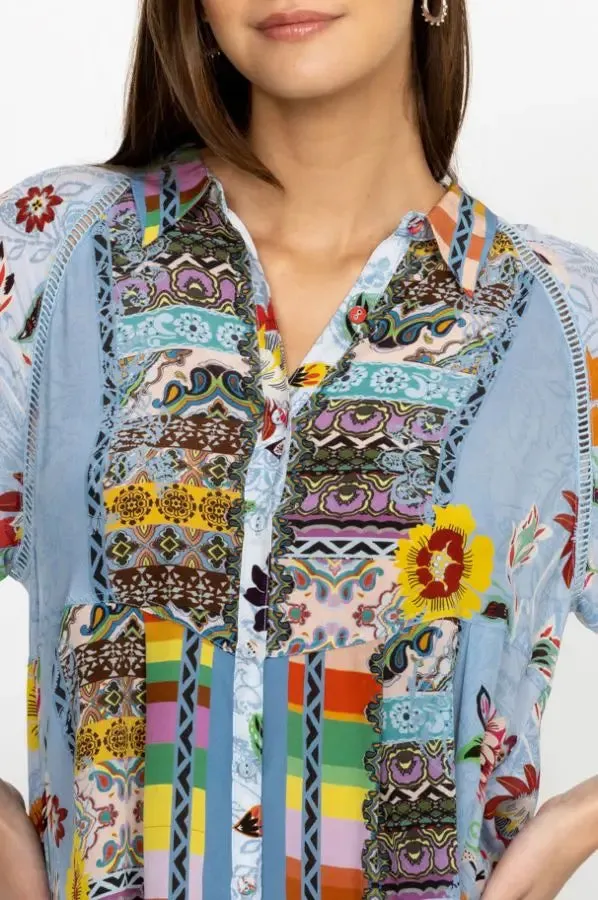 Johnny Was Rainbow Adonia Tunic