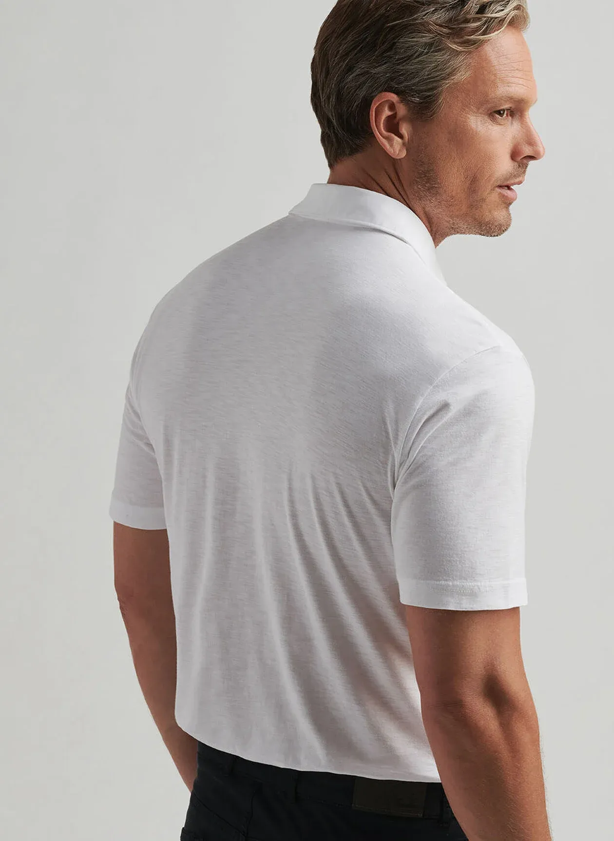 JOURNEYMAN SHORT SLEEVE POLO - WHITE