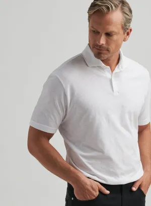 JOURNEYMAN SHORT SLEEVE POLO - WHITE