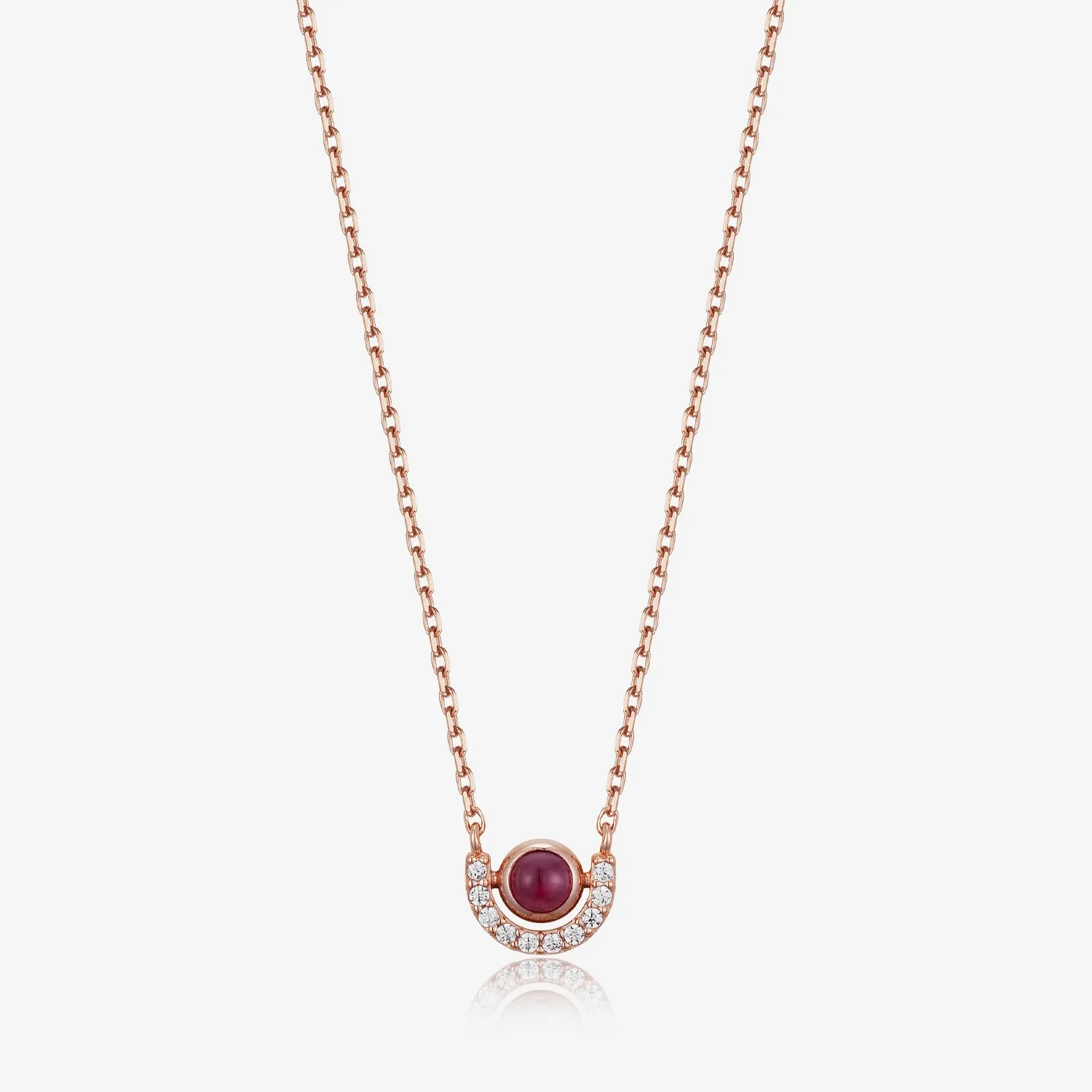 [July Birthstone] Debon D.D Silver Necklace JDRNPYF727R