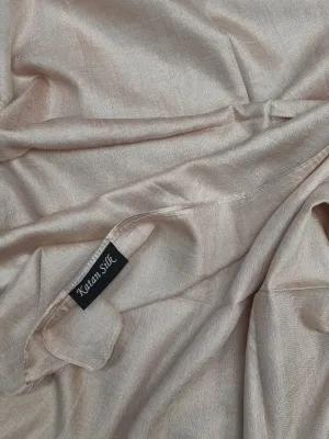 Katan Silk Hijab - Nude