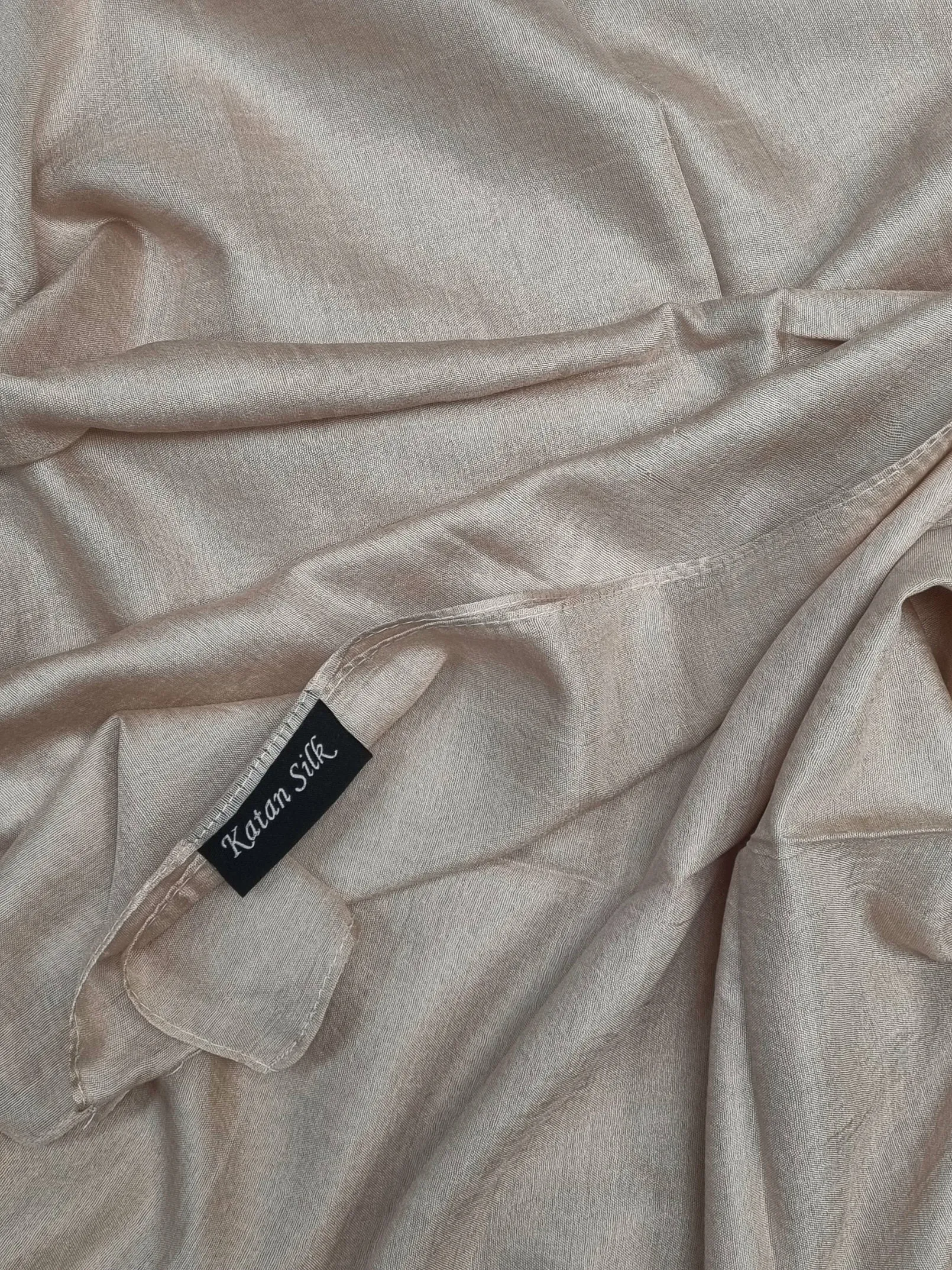 Katan Silk Hijab - Nude