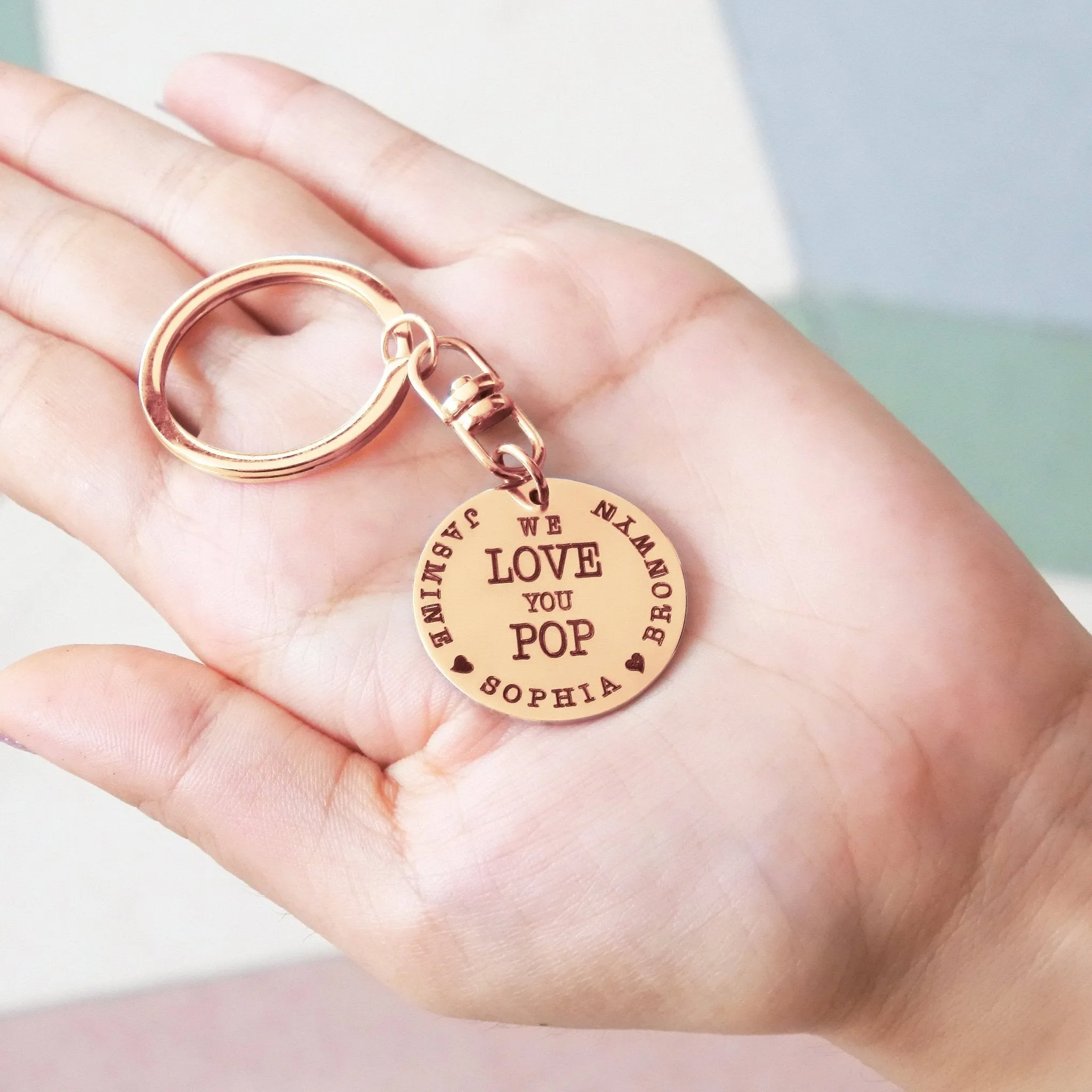 Keyring Single Disc