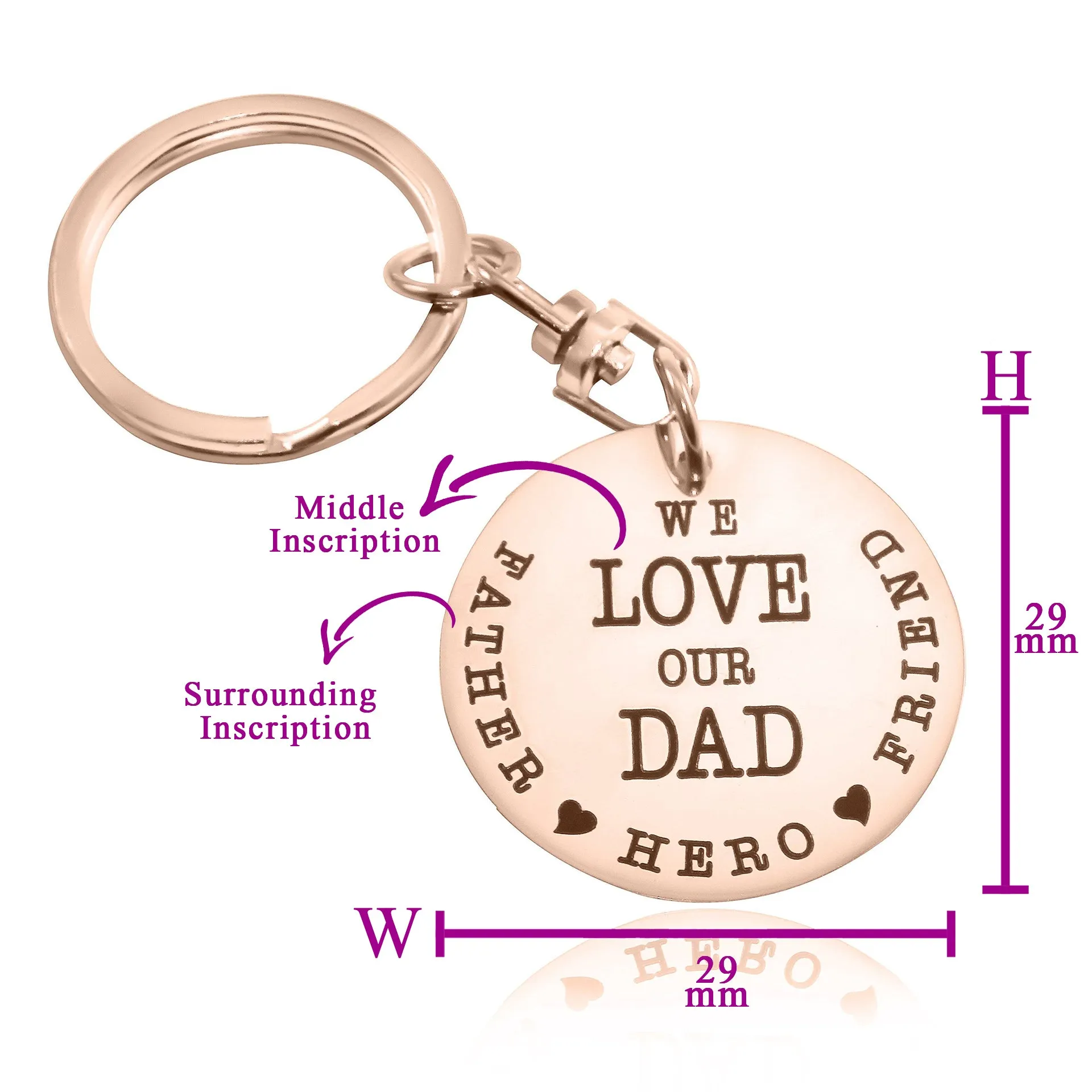 Keyring Single Disc