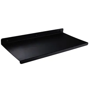 Kitchen Spice Shelf 16" Bathroom Organizer, Angle Simple Aluminium Reversible Mounting Floating Shelf, Spice Jar Holder, Bathroom Kitchen Storage Rack, Versatile Wall Shelf, Matte Black