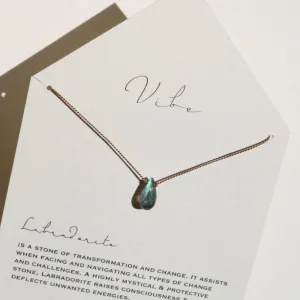 LABRADORITE RAINDROP
