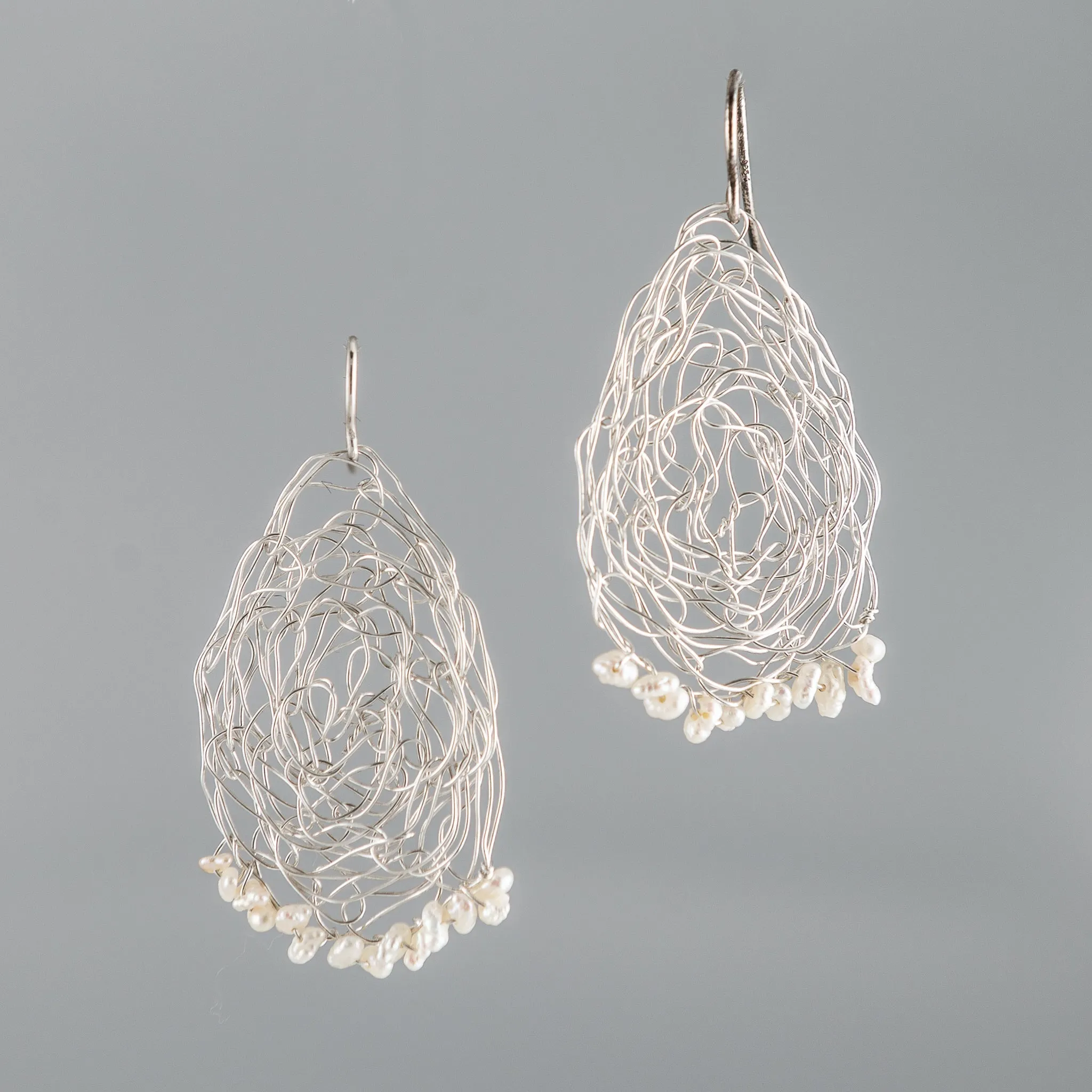 Large Keishi Pearl Fringe