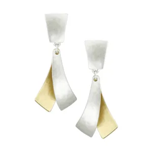 Layered Ribbon Earring