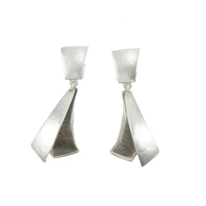 Layered Ribbon Earring
