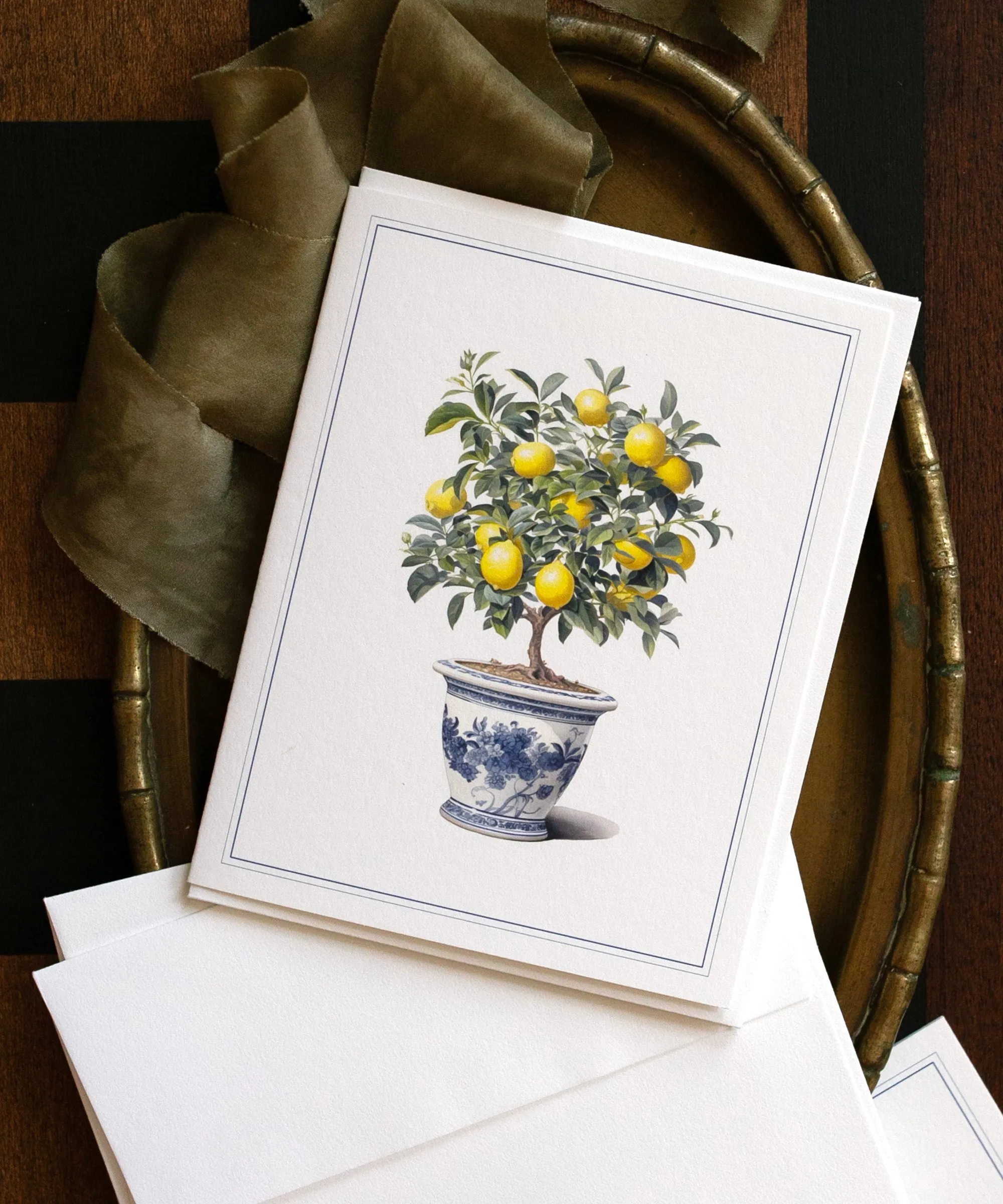 Lemon Tree Stationery Set