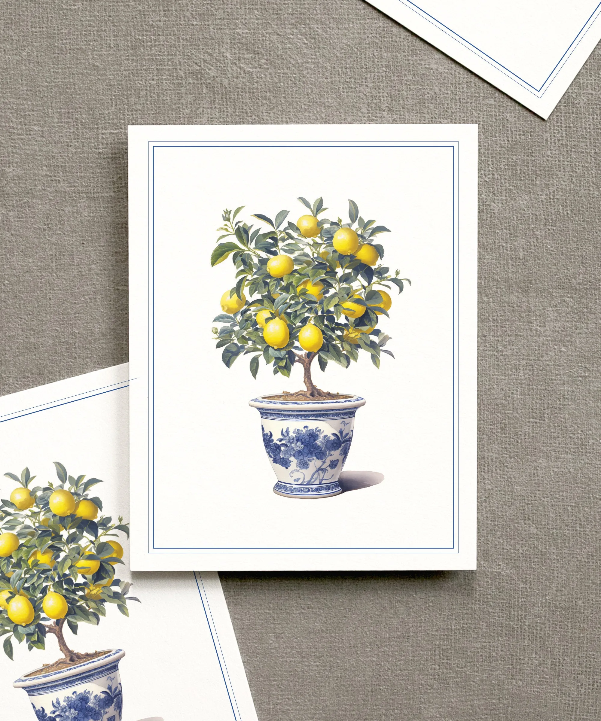 Lemon Tree Stationery Set