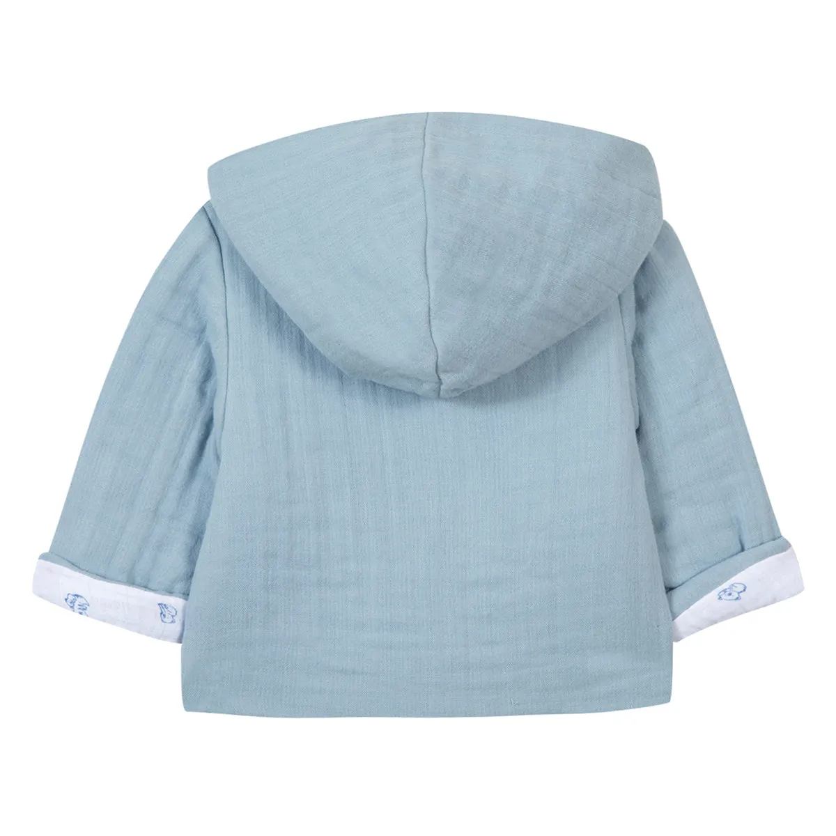 Light Blue Cotton Gauze Jacket