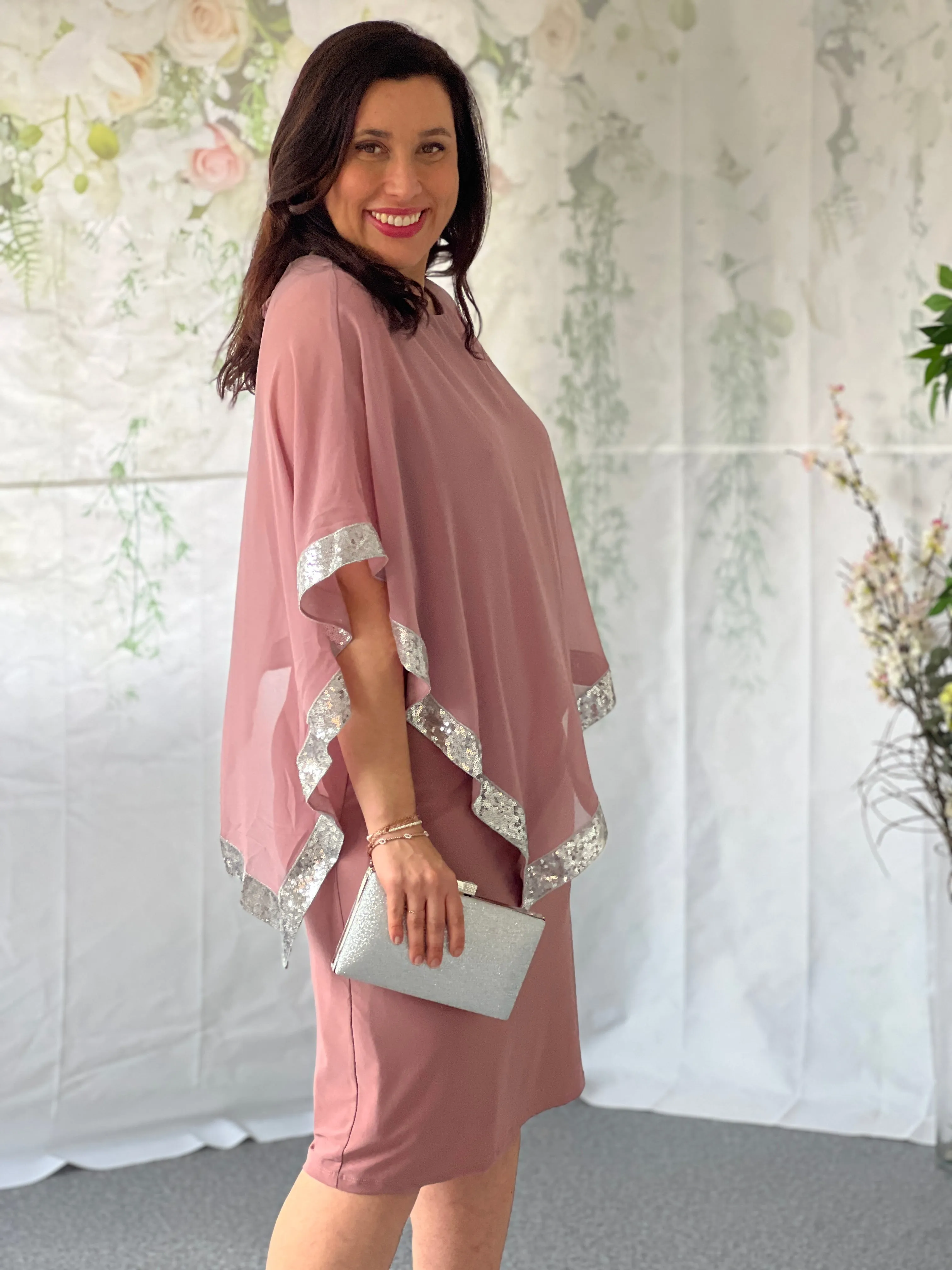 Lyla Dusty Pink Evening Dress