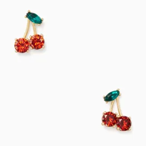 Ma Cherie Cherry Crystal Stud Earrings