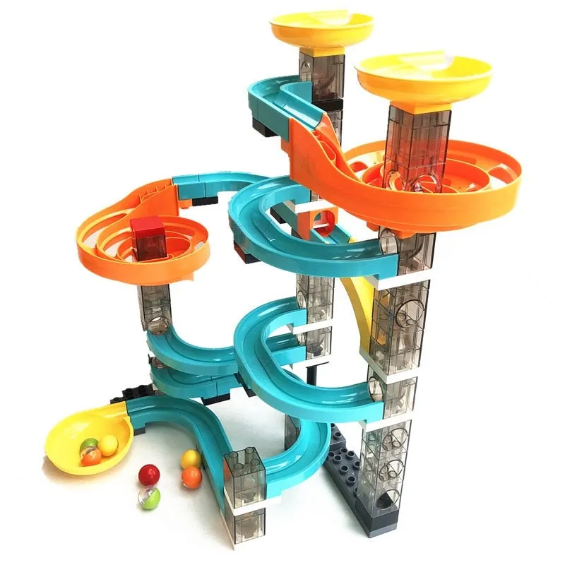 Marble Race Run Building Blocks Toy