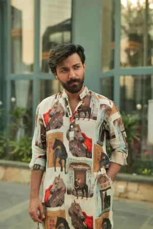 Marwari War Horse Ganganagery Kurta