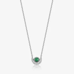 [May Birthstone] Debon D.D Silver Necklace JDRNTYF725G