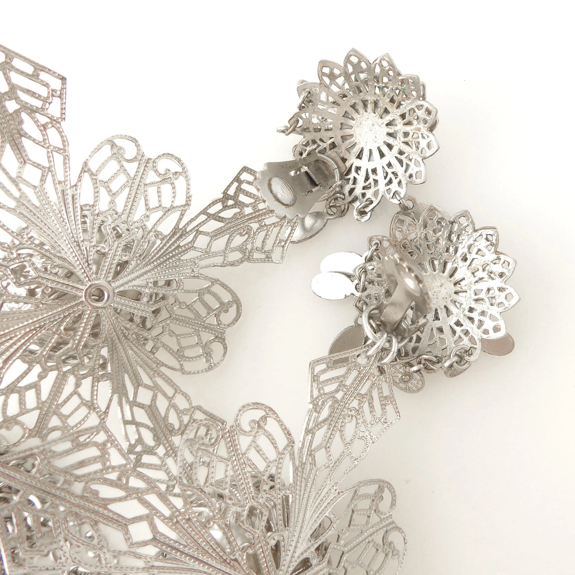 Medieval star crossed earrings