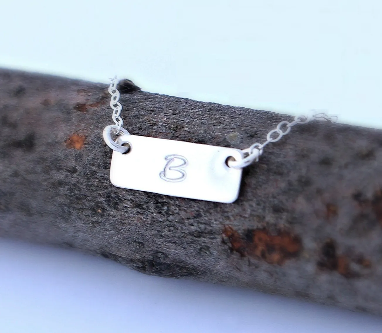 Mini Bar Necklace, 5/8" Bar