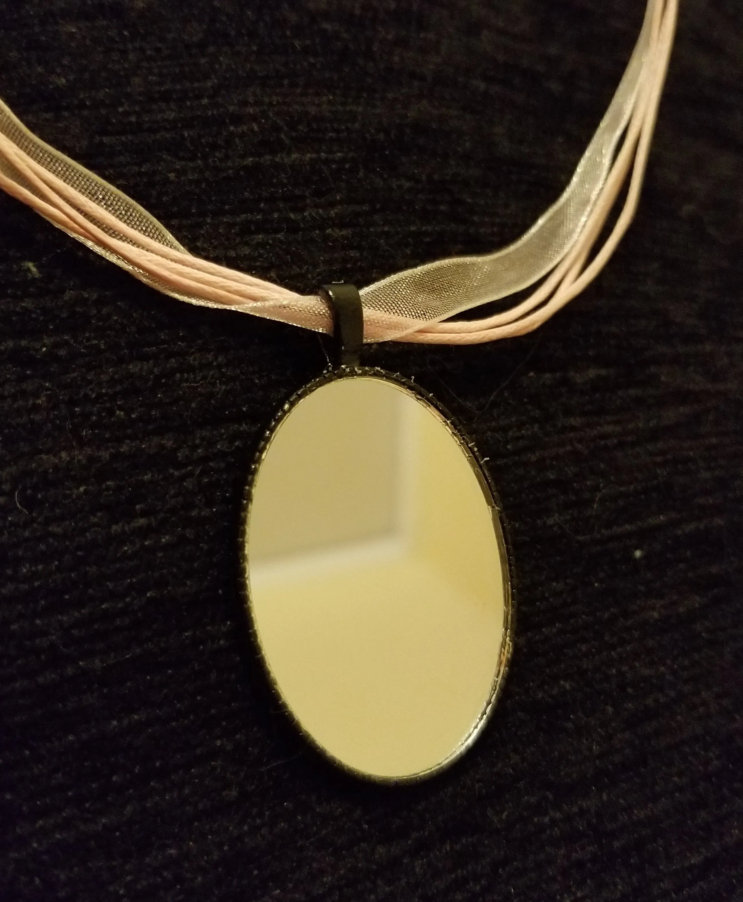 Mirrored Alternate Universe Cameo Necklace
