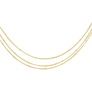 Multi Ball Chain Necklace