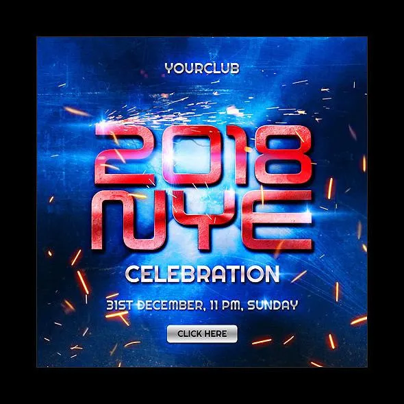 New Year Instagram Banner