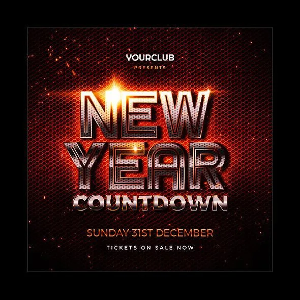 New Year Instagram Banner