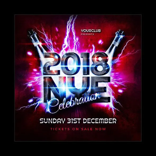 New Year Instagram Banner