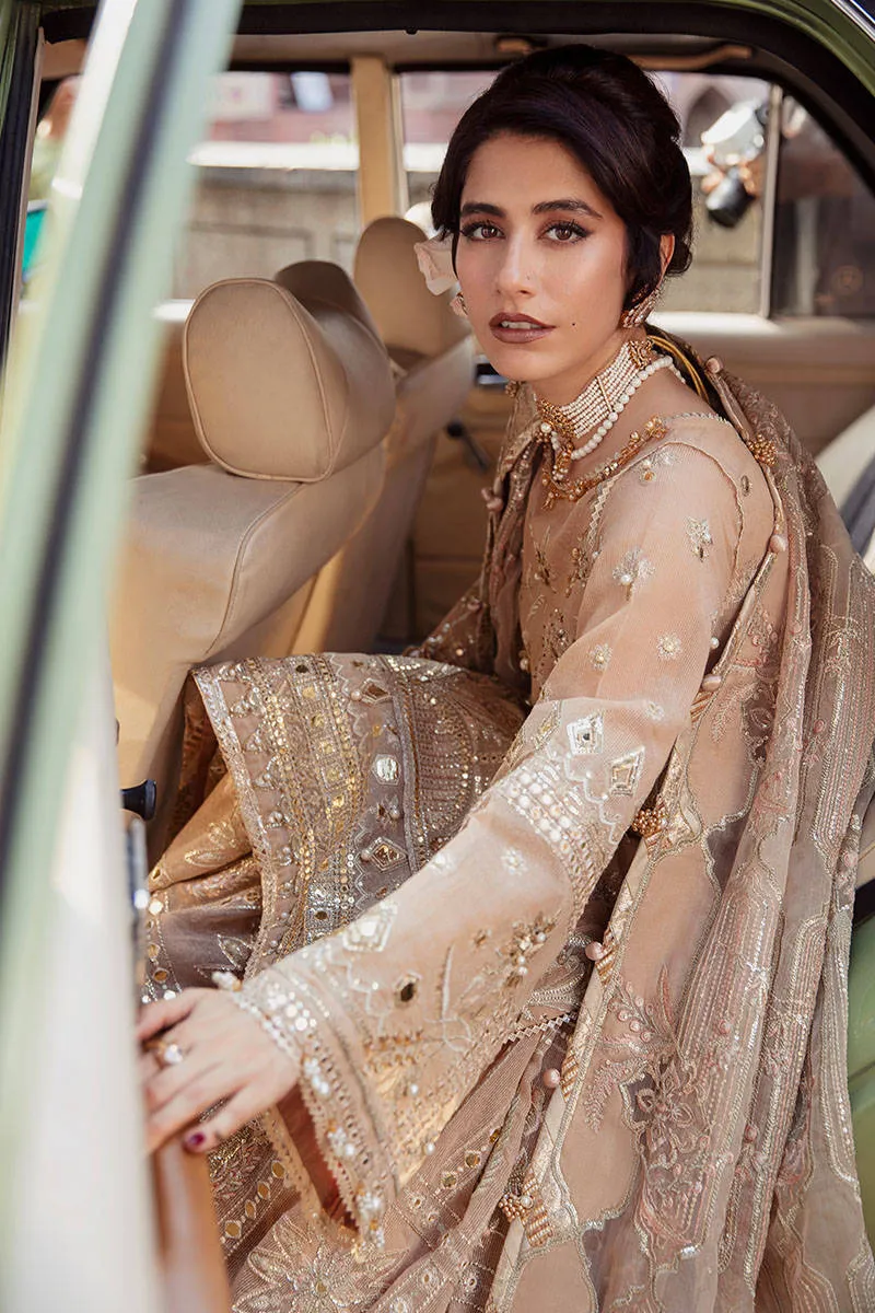 NOOR JEHAN | MNR Zarlish Festive Unstitched Collection 2022 | Unstitched Embroidered Karandi Net Suit