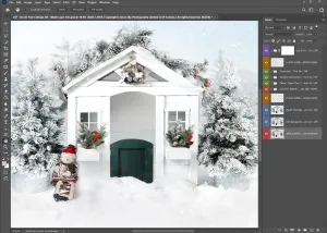 North Pole Cottage (Ana Brandt Digital)