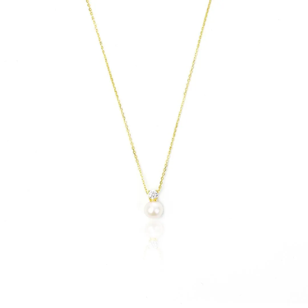 OCEANS NOOSA FRESHWATER PEARL NECKLACE GOLD
