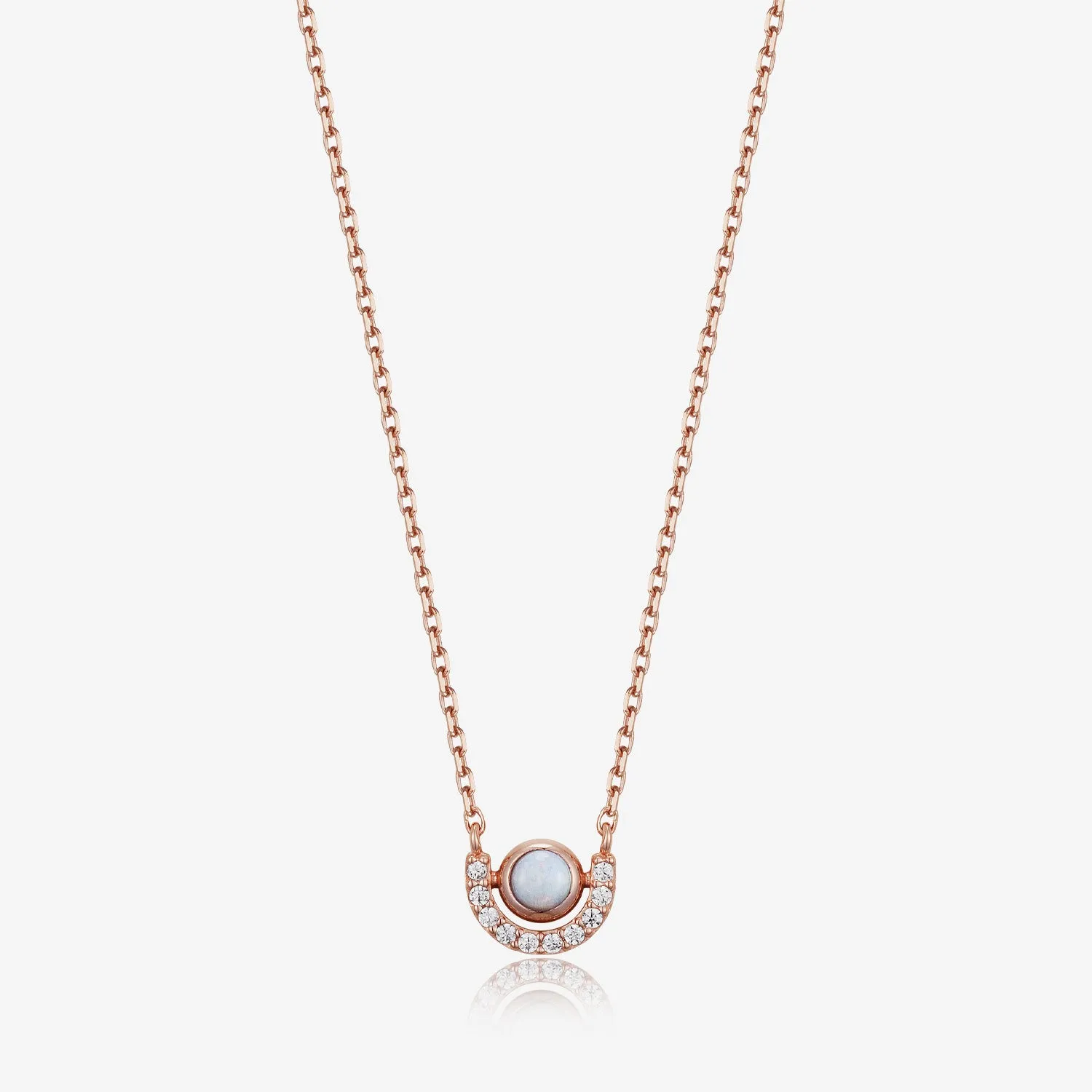 [October Birthstone] Debon D.D Silver Necklace JDRNPYF720W