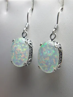 Opal Earrings, Vintage Edwardian Jewelry #E70