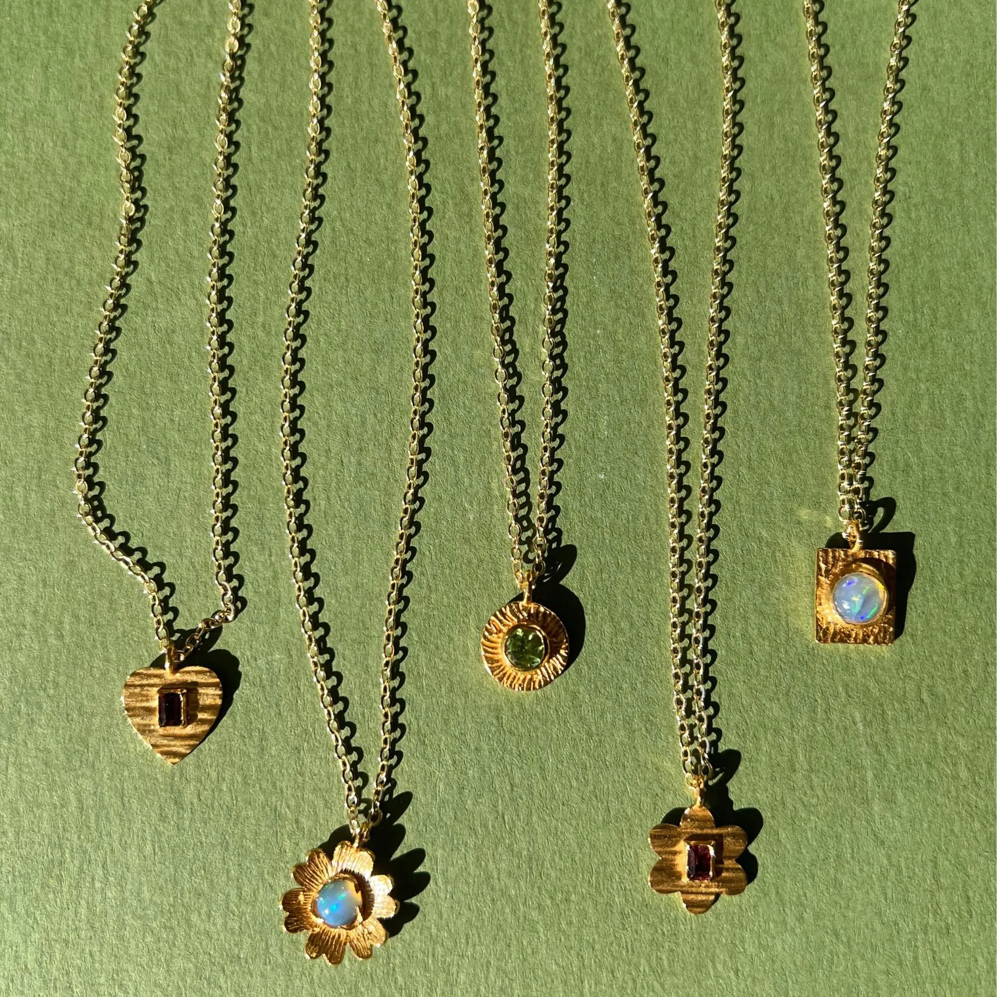 Opal Flora Necklace