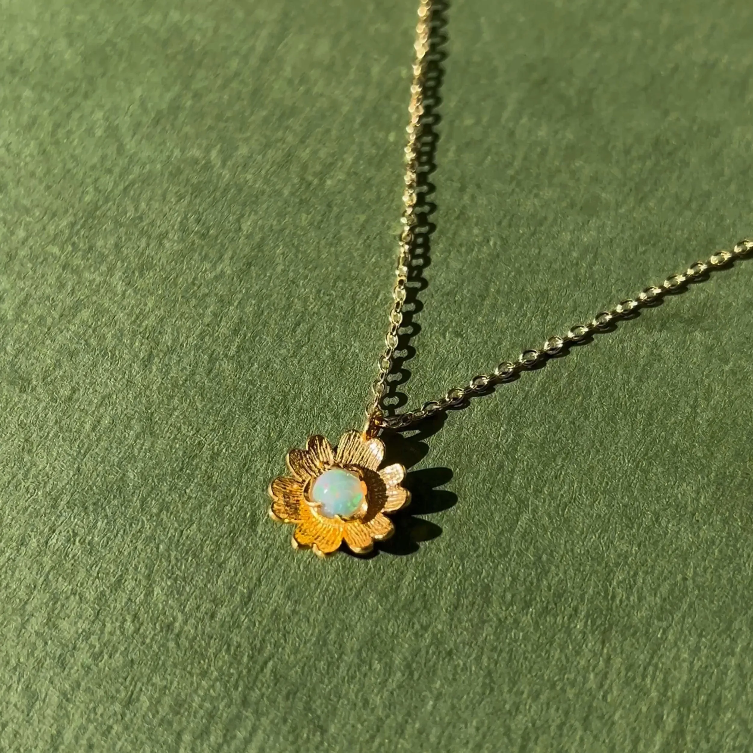 Opal Flora Necklace