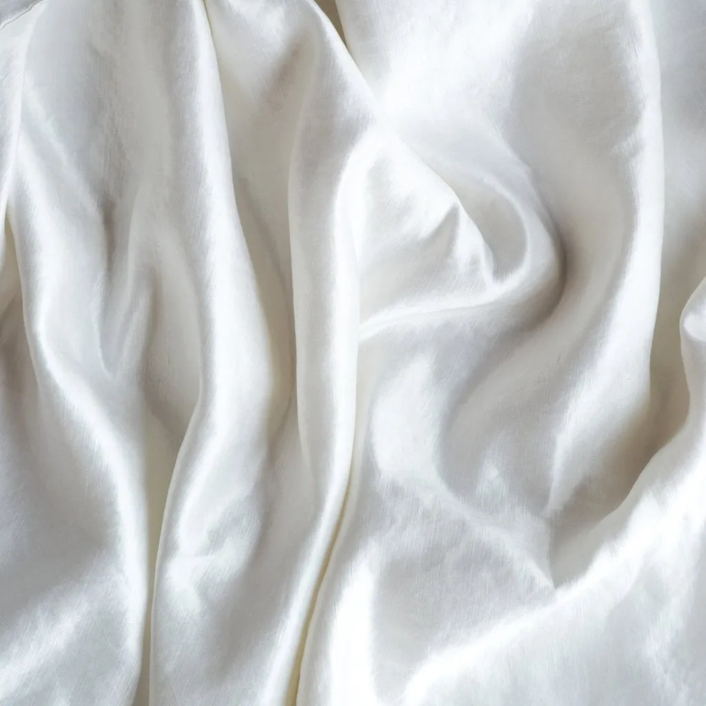 Paloma Bed Skirt - White - Queen