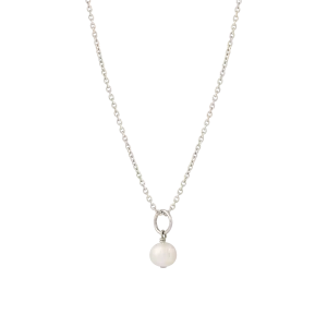 Paloma Pearl Necklace Silver
