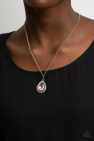 Paparazzi Duchess Decorum - Pink Necklace