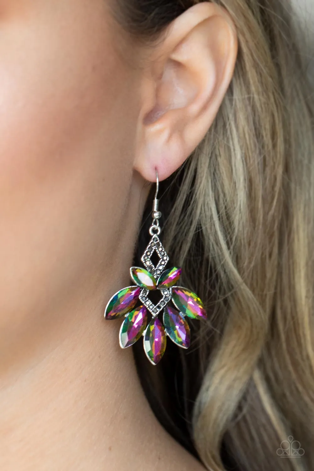 Paparazzi Galaxy Grandeur - Multi Earrings