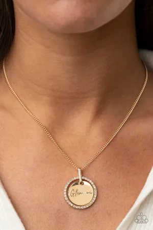 Paparazzi Glam-ma Glamorous - Gold Necklace
