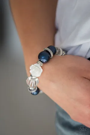 Paparazzi - Here I Am - Blue Pearl Bracelet