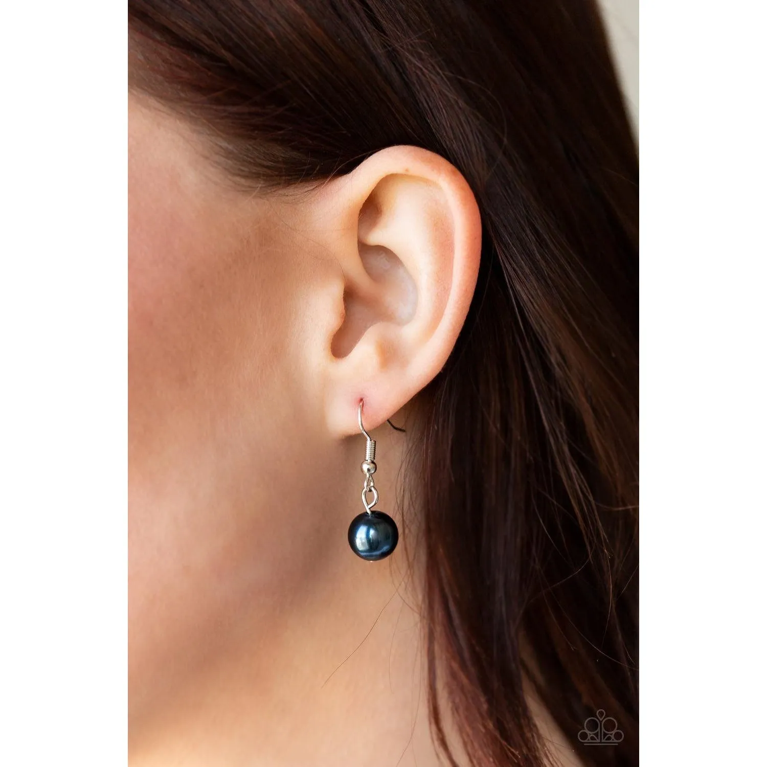 Paparazzi Miss Majestic Blue Necklace & Earrings Set