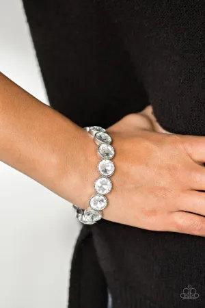Paparazzi  - Number One Knockout - Rhinestone Bracelet