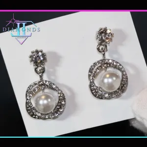 Pearl Earrings | Silver Pearl Earrings | Womens Pearl Earrings