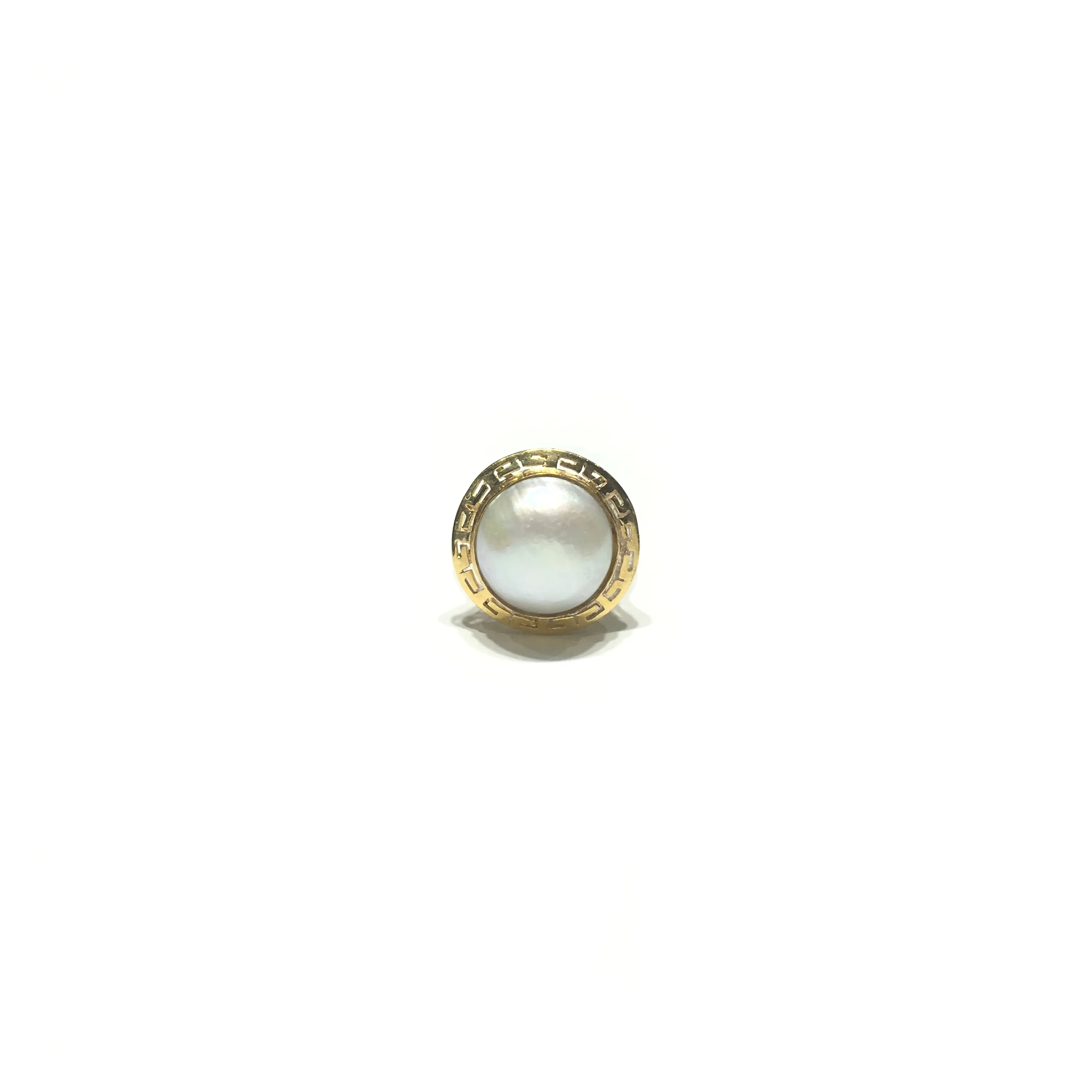 Pearl Greek Ring (14K)