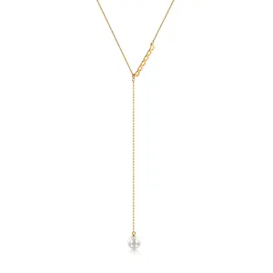 Pearl Lariat Necklace