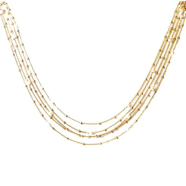 Pearl Multi Strand Necklace
