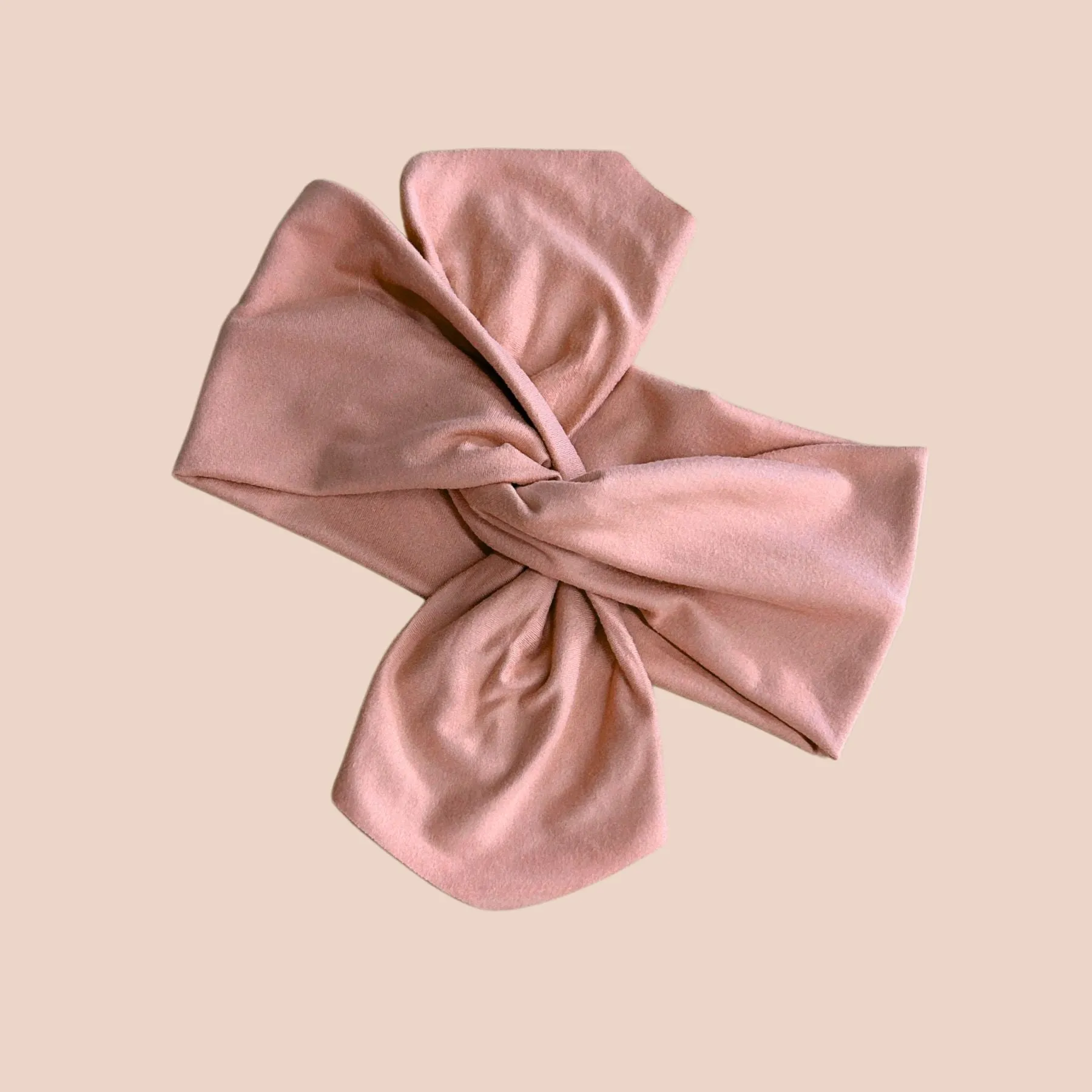 Peony Pink Top Knot Headband