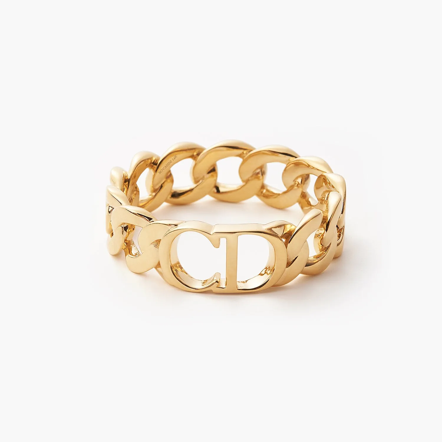 Personalized Name Cuban Chain Ring